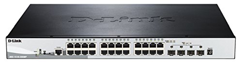Image of DGS-1510-28X SmartPro 28-Port Gigabit Stackable Managed Switch, 24 x 10 /100 /1000 Mbps Ports, 4 x 10GbE SFP+ Uplink, Layer 3 Lite, Metal Chassis, Rack-Mountable Compatible with D-Link
