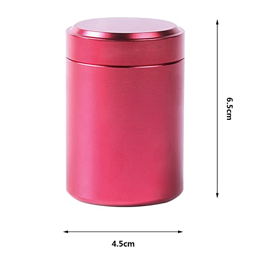 cypreason Airtight Tea Canister - 70ml Sealed Tea Canister Container, Lid for Tea Containers, Tin Cans and Large Round Kitchen Canisters for Loose Tea, Coffee, Sweets, Herbs and Spices - Image 2