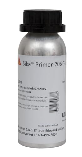 Sika Primer 206 G+P pour renforcer l'adhérence du verre noir