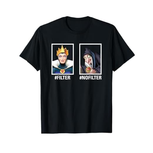 Disney Villains Evil Queen #Filter #NoFilter Funny Meme T-Shirt