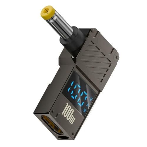 Image of ETZIN PD 100W Laptop Charger Adapter Connector USB Type-C Female to DC Male Jack Socket Converter for Acer Samsung Lenovo (5.5x2.5mm)