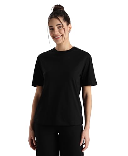 Image of Jockey A159 Women Super Combed Cotton Rich Oversized T-Shirt with Side Slits