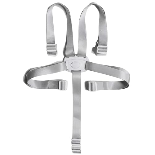 1Pcs High Chair Harness Adjustable 5 Point Baby Safety Belt Replacement High Chair Straps Universal Fit High Chair Straps for Stroller Pram Buggy Car Seat Harness for Toddlers Baby Seat Belt