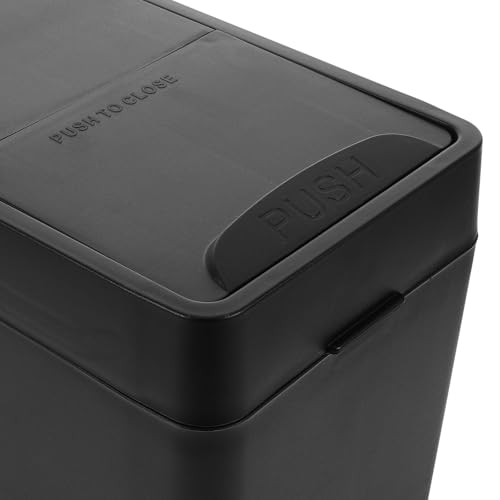Cubo de basura portátil para coche con plástico ABS resistente a rayaduras 3