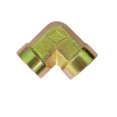 Gomito Filettato Ottone Raccordi idraulici Raccordi di transizione for tubi dell'olio Raccordi a T a gomito diretti Filettatura multidirezionale (Color : BSP 2, Size : 1")