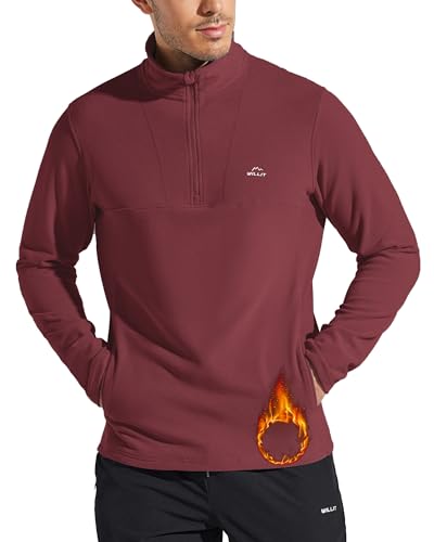 Chemise chaude homme hiver pull polaire zippé vêtement de sport manche longue