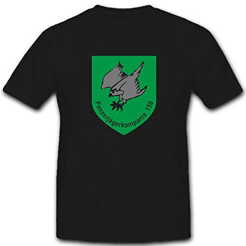 T-shirt militaire PzJgKp150 noir pour les sorties nature XXXXL