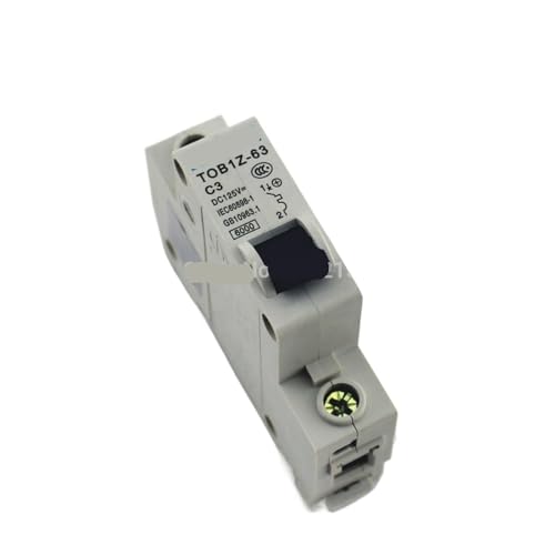Disjoncteur MCB TOBIZ-63 1P 3A pour sécuriser l'électricité des panneaux solaires DC 125V