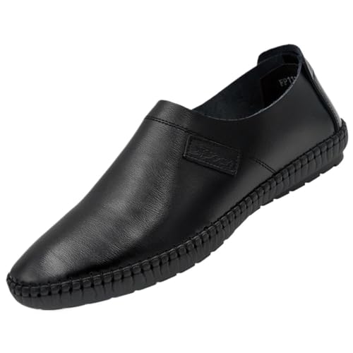 Men's Slip on Loafers Dress Shoes Anti-Slip Business Oxfords for Traveling Driving Office and Work