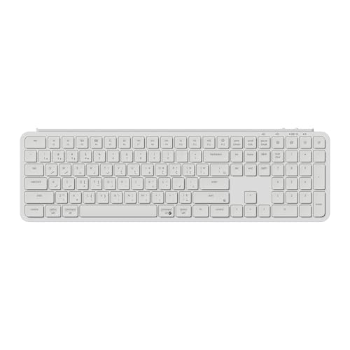 Keychron B6 Pro Ultra-Slim Wireless Keyboard (Model B6) – Arabic & English Bilingual Layout, 65% Compact, Scissor Switch, Bluetooth 5.2/2.4GHz / USB-C, Long Battery Life