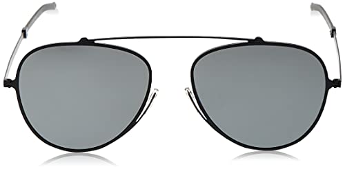ThinOptics Milano Aluminum Case + Aviator Sunglasses, Black Frame/Gray Flash Mirror Lens, 54 mm2