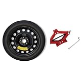 Ruotino di Scorta 18" per Peugeot 3008 5 Fori 145/80 R18 con Cric e Chiave