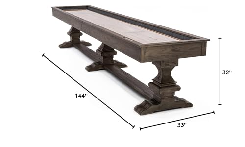 Plank & Hide - Beaumont Shuffleboard Table (12\') - Thumbnail 5
