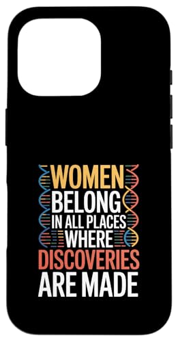 Women Belong Discoveries Being Made Funny �i�� �X�}�z�P�[�X iPhone 16 Pro �p