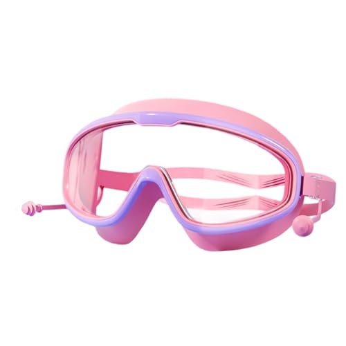 Gafas Infantiles, Gafas De Natación Infantiles, HD Anti-Vaho Impermeables Ajustables Equipo de Protección de Seguridad para Carreras Entrenamiento Esnórquel Buceo Playa Lago
