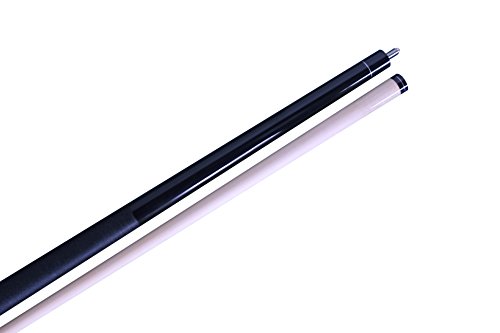 Aska Pool Cue Stick Lec Black, 58" Length, 13Mm Hard Long Lasting Le Pro Tip, Canadian Hard Rock Maple Shaft And Butt, Black Nylon Wrap, 21Oz Weight #TOP3