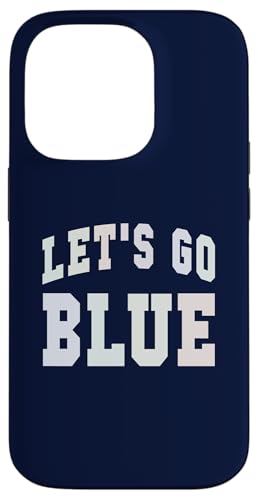 Bruh LET'S GO BLUE ���Z�`�[���Q�[�� �t�B�[���h�f�[ �搶 �X�}�z�P�[�X iPhone 14 Pro �p