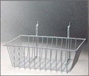 Horizon Manufacturing 5082-W 12 in. H x 12 in. W x 4 in. D Wire Basket - White