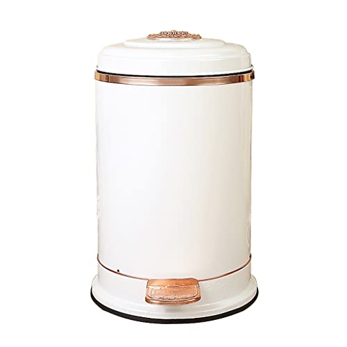 Caneca de basura de acero inoxidable con pedal y tapa