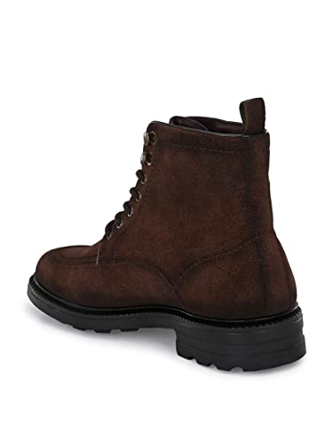 Image of San Frissco Men's Sneaker High Top Ankle Boots for Hikking and Trekking|Round Toe Soft Insole Lace Up Shoes Anti Slip Resistant|Ultra Durable Elegant with Cushioned Footbed