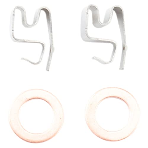 Image of TRQ Rear Brake Pad and Rotor Set Ceramic Vented Rotors Calipers