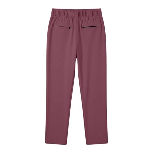 Pantalon de jogging d'été aéré à taille haute élastique
