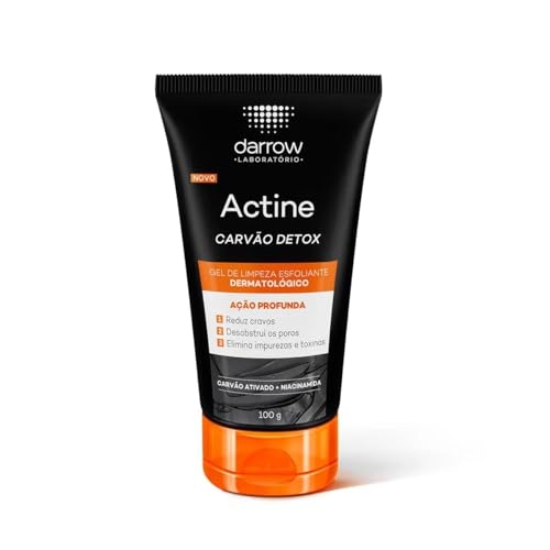 DARROW ACTINE CARVÃO DETOX GEL DE LIMPEZA ESFOLIANTE DERMATOLÓGICO DARROW ACTINE CARVÃO DETOX GEL DE LIMPEZA ESFOLIANTE DERMATOLÓGICO