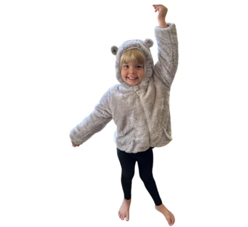 Grey Kids Fleece Jacket