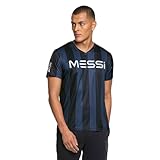 Messi Men's Lifestyle 10 Jersey, Crew Neck Top, Comfortable Fit, Stretch Limo