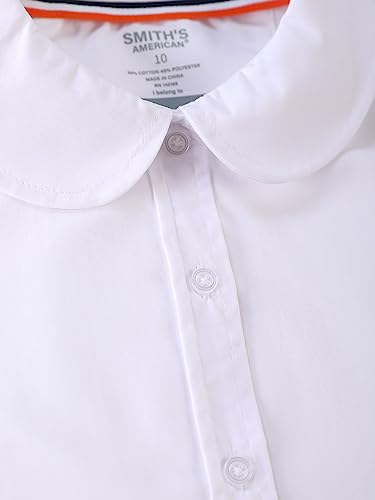 Smith's American Girls' L/S Button-Up Shirt - White, 84