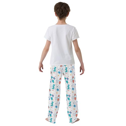 ZZKKO Cute Airplanes Pattern Boys Pants for Kids Jogger Pants with Pockets S-XL3