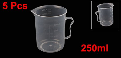 Amazon.co.jp: uxcell メジャーカップ プラスチック材質 容量250mL