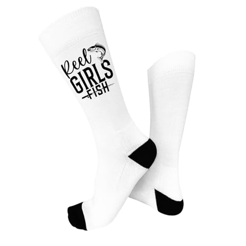 reel girls fish half calf sock for her2