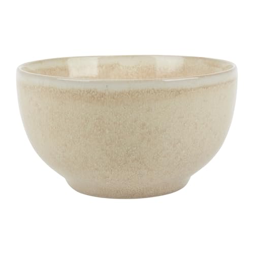 Geneviève Lethu 535335 Bol 60 cl Grès - Collection NUANCIA - Ø 13.5 cm H 7.5 cm - Coloris Crème