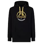 La Sportiva Logo Hoody Black: Ropa deportiva LA SPORTIVA Sudadera Montañismo, alpinismo y trekking Unisex Adulto Logo Hoody (01QBK)