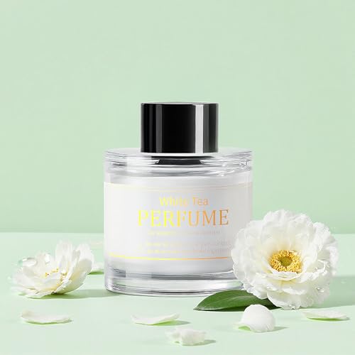Image of Smart Car Air Freshener Refill 50ml (1.69OZ)- Car Diffuser Perfume Made with Natural Plant Extracts, Essential Oil Refill Compatible with Most Air Diffusers, Long-Lasting Car Fragrance - White Tea