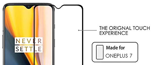 Image of ZARALA Tempered Glass Screen Protector Compatible for (Black) with Edge to Edge Coverage and Easy Installation kit (OnePlus 6T)