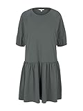 special_size_type; Standard TOM TAILOR Denim Damen Jersey Balloon Kleid, 26678-Dusty Pine Green, M