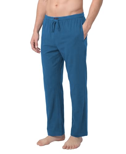 Image of Andrew Scott Men's Cotton Lounge Pants | Sleep Pajama Bottoms| Multi Packs | Drawstring & Pockets