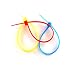 Lote de bridas de colores, nylon, para diversas utilidades de marcaje y...