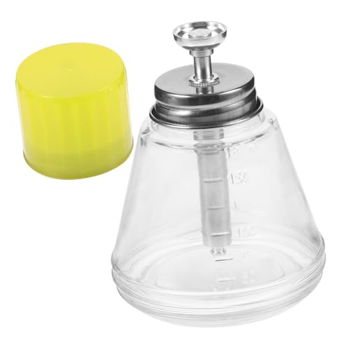 Vaguelly Flacon Pompe Verre Vide Transparent Pour Dissolvant Vernis à Ongles Avec Distributeur Anti-corrosion