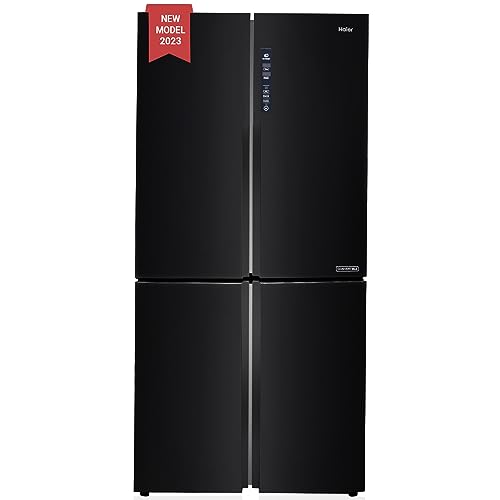 Image of Haier 531 L French Door Refrigerator Appliance (HRB-550KS, Black Steel)