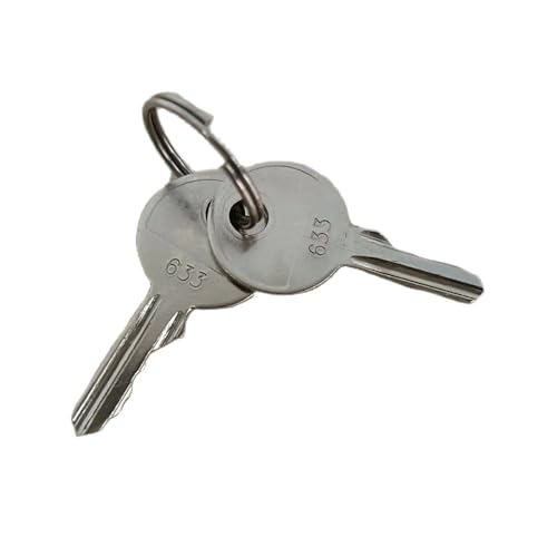 4 pièces/paquet 633 clés 0009730434 pour interrupteur à clé 7915492601 Linde Interrupteur d'allumage pour chariot élévateur