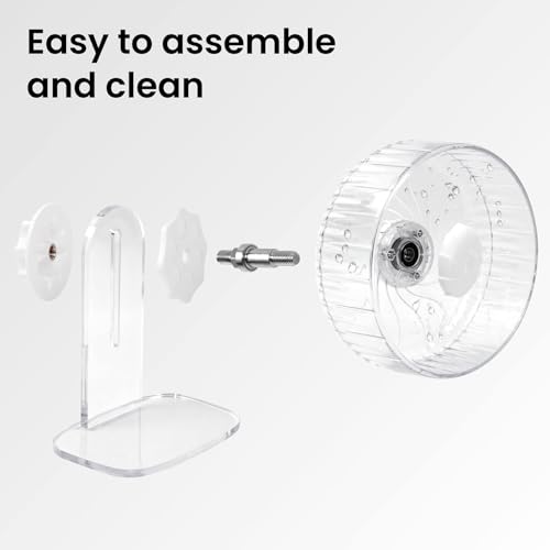 Roue de hamster silencieuse avec support réglable de 26.5cm - 7