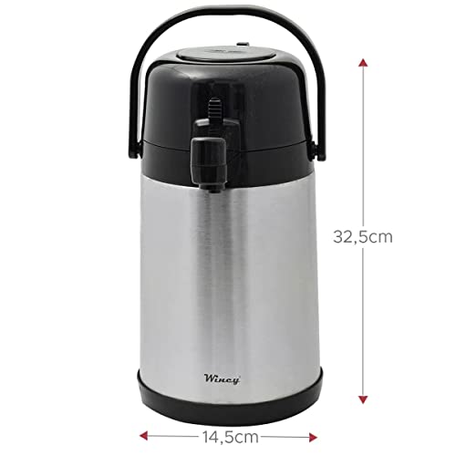Garrafa Térmica Inox 2,5 Litros Wincy