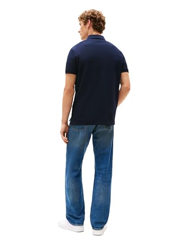 Tommy Hilfiger Men's Short Sleeve Polo Shirts in Regular Fit with Stretch and Organic Pique Cotton4