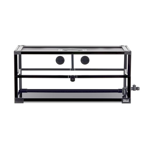 Zilla Tartaruga aquática QuickBuild de 20 galões de comprimento comporta 9 galões de habitat de terr