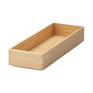 無印良品 重なる竹材整理ボックス 収納用品 大 幅11.5×奥行34×高さ5.5cm 12057895 衣装ケース 収納ケース 収納ボックス