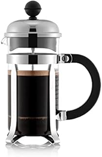 BODUM Chambord 3 Cup French Press Coffee Maker, Chrome, 0.35 l, 12 oz