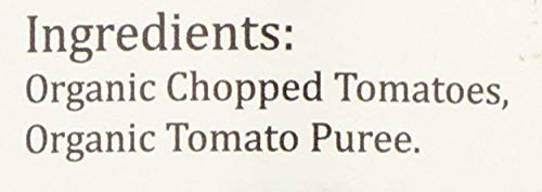 ORGANICO BELLO Organic Chopped Tomatoes, 14.28 OZ